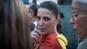 Marcha convocada por la plataforma ‘Sociedad Civil Española’ ante la embajada de Marruecos de Madrid en protesta por lo ocurrido en Ceuta