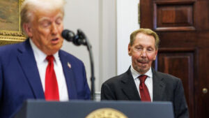US President Donald Trump delivers remarks on AI Infrastructure in Washington, DC