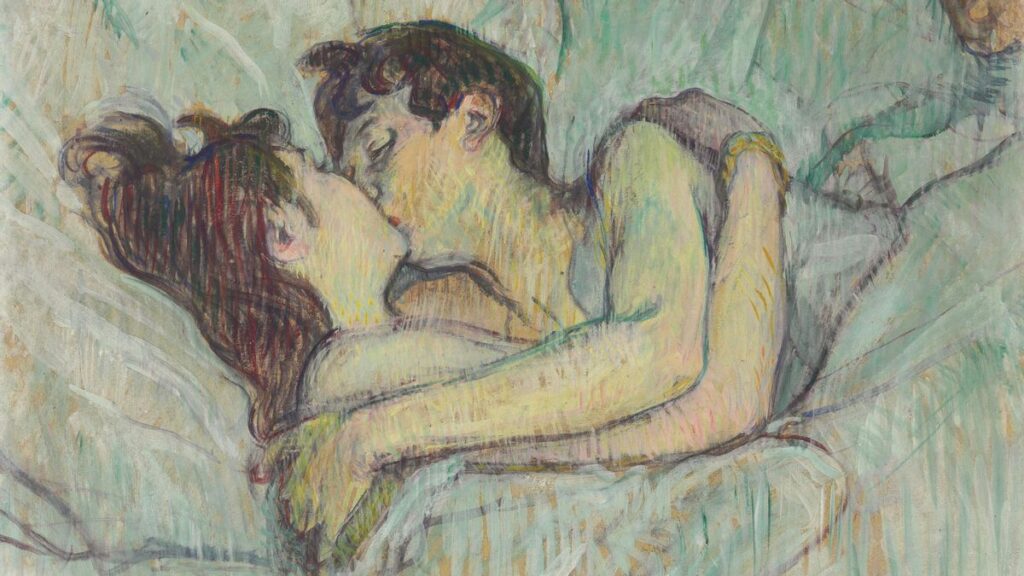 Au Lit: Le Baiser (In Bed: The Kiss)
