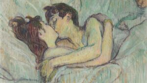 Au Lit: Le Baiser (In Bed: The Kiss)