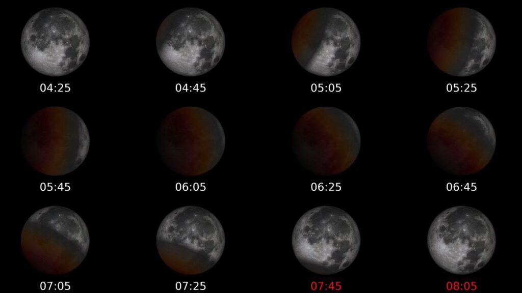 Agosto se despide con un eclipse parcial de Luna visible en toda España