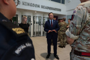UK Defence Secretary Wes Streeting Visits The Permanent Joint Headquarters At Northwood