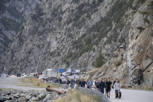 Russians Cross The Border Into Georgia To Escape Military Service