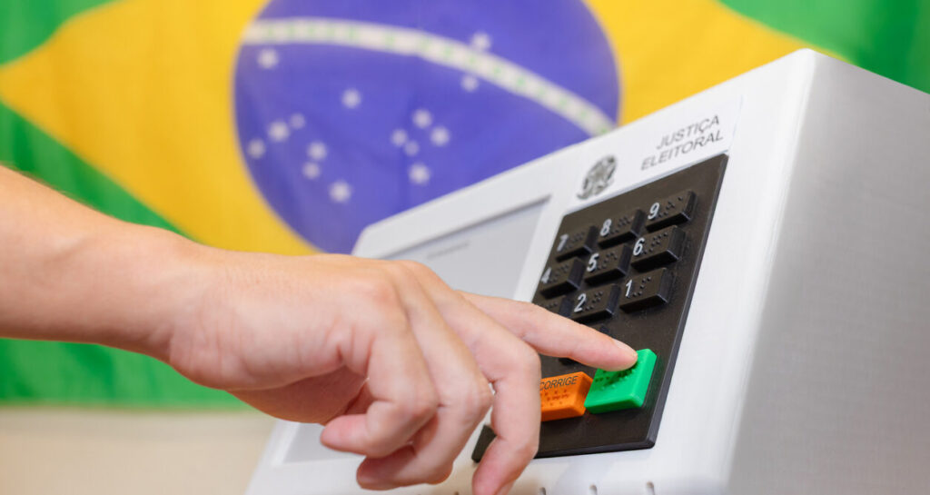Brazilian Presidential Elections Electronic Voting Machine