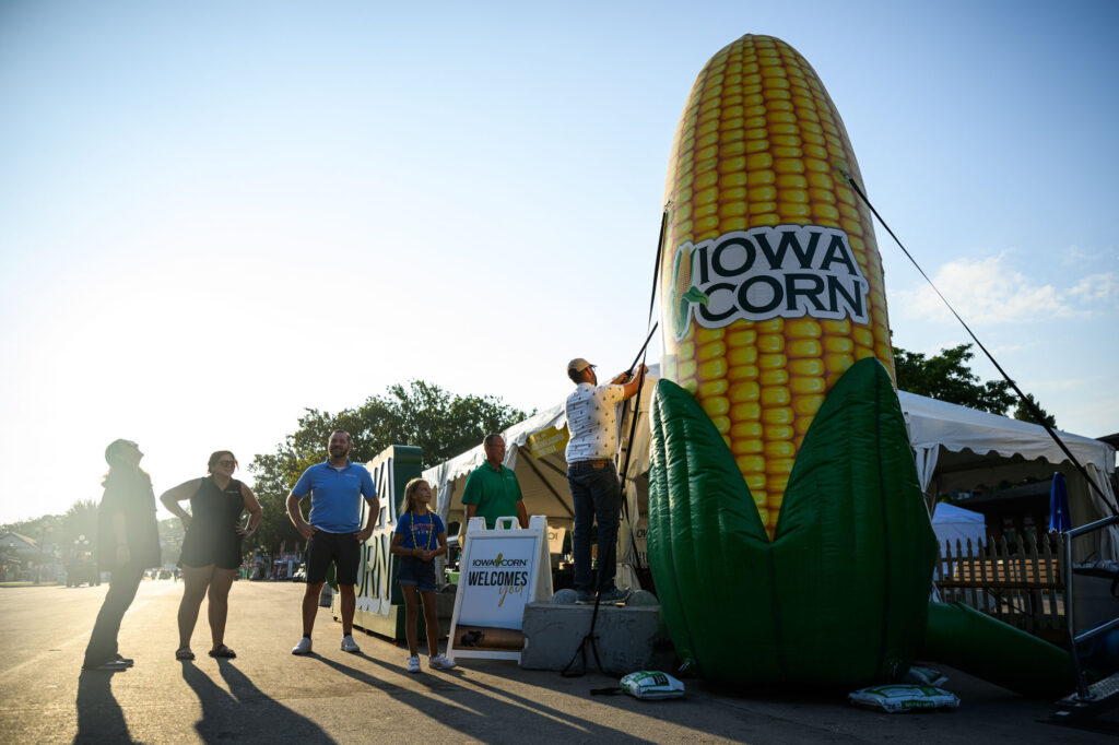 Crowds And Politicians Gather At Annual Iowa State Fair In Des Moines