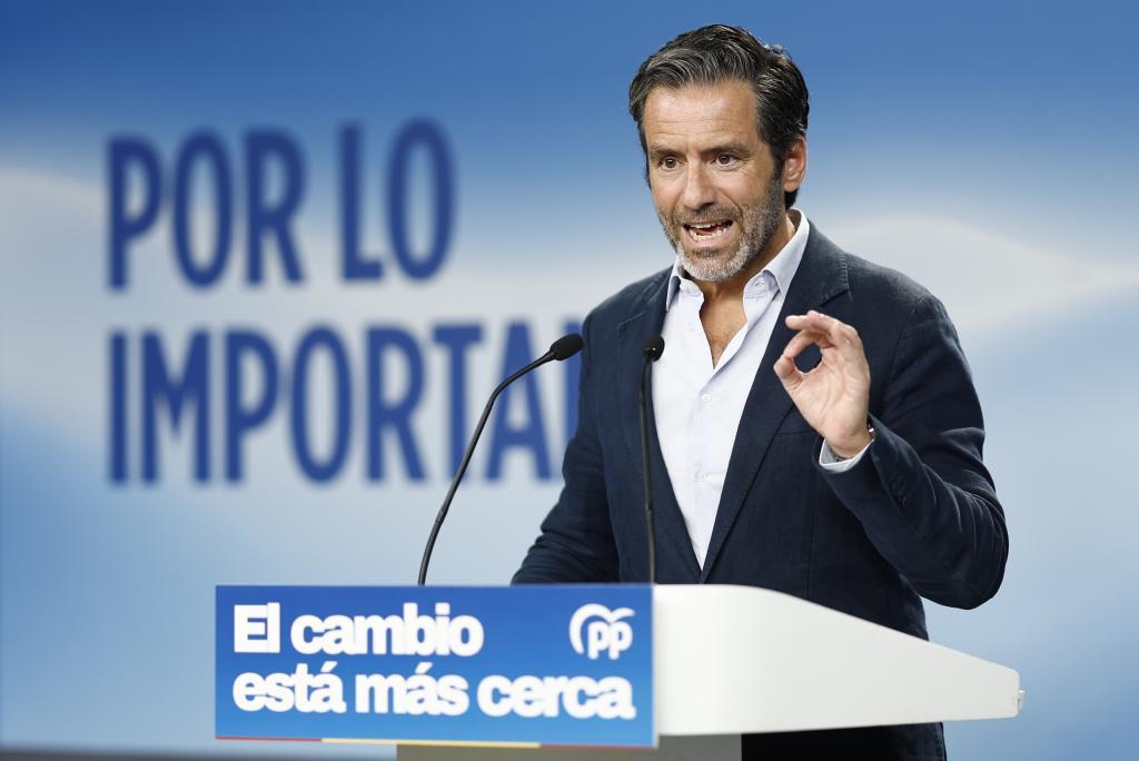 Rueda de prensa de Borja Sémper tras la reunión del Comité de Dirección del Partido Popular