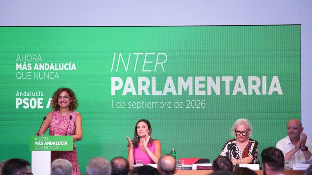 María Jesús Montero participa en la Interparlamentaria regional socialista (Sevilla)