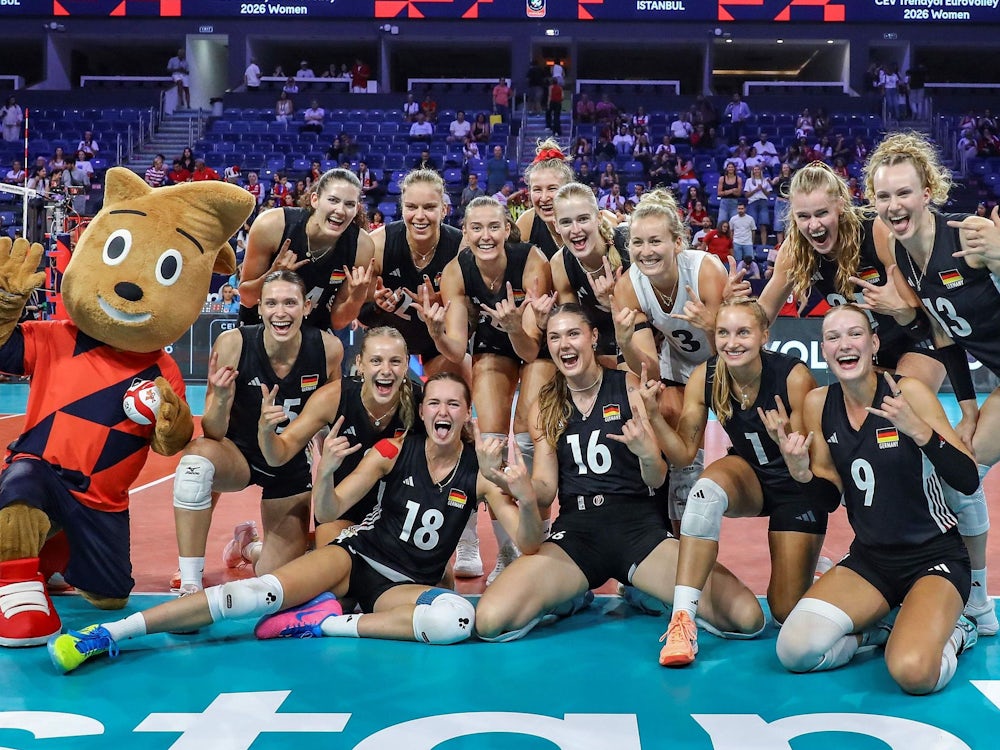 Volleyball, EM: Deutschland - Belgien