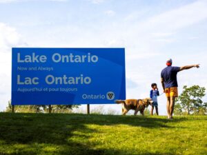 Ontario Premier Ford unveils Lake Ontario sign after Trump renaming order