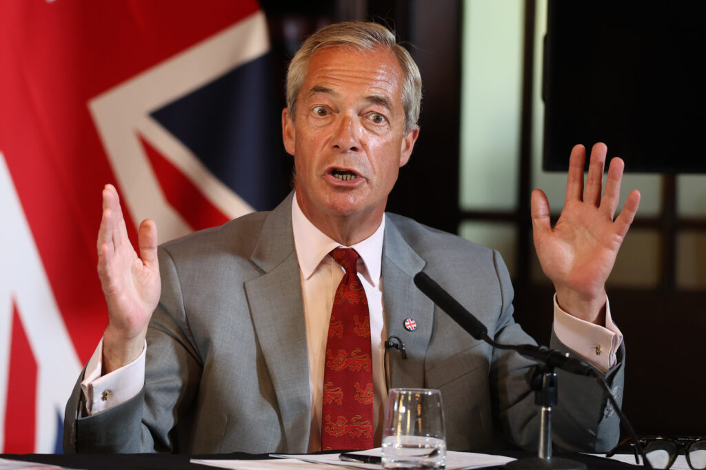 Reform UK Holds Presser Conference With Nigel Farage And Zia Yusuf