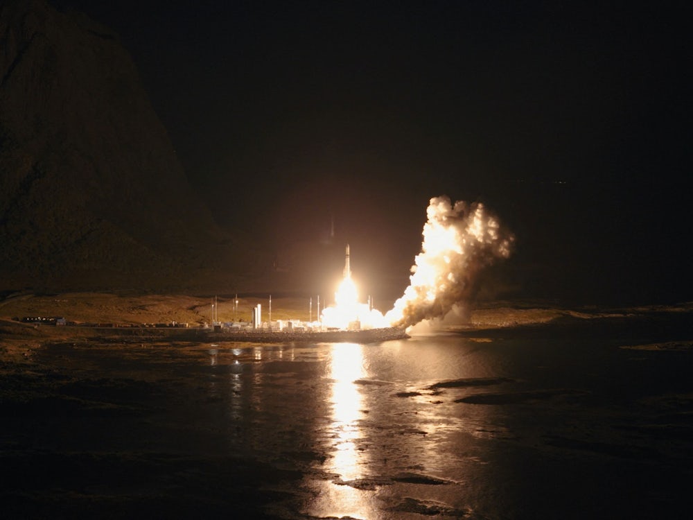 German space rocket lifts off from Norway base