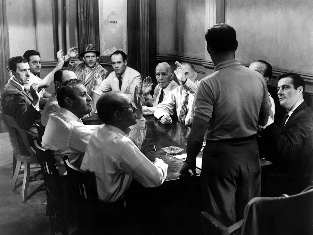 12 ANGRY MEN, (aka TWELVE ANGRY MEN), Jack Klugman, Edward Binns, E.G. Marshall, Lee J. Cobb, Jack Warden, John Fiedler,