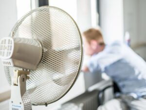 Hitze-Schutz für Beschäftigte