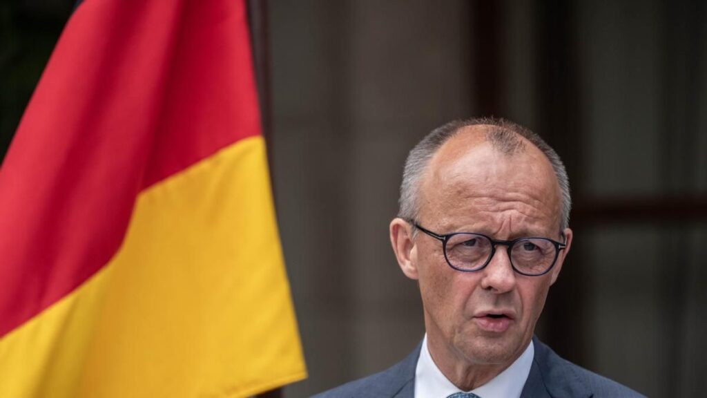 German Chancellor Friedrich Merz in Ireland