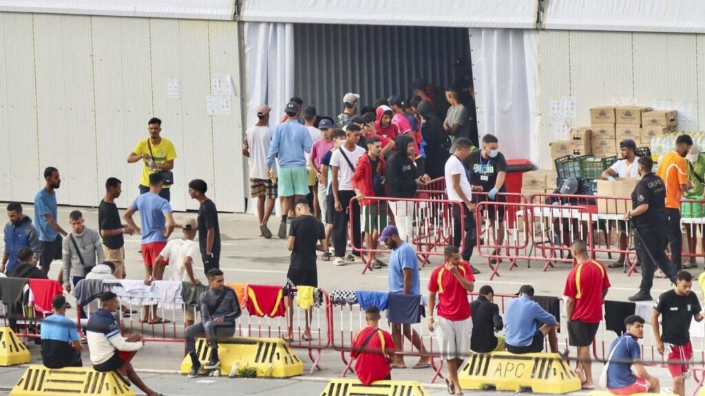 Reubicación de migrantes en Ceuta