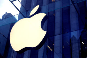 Logo da Apple em Nova York