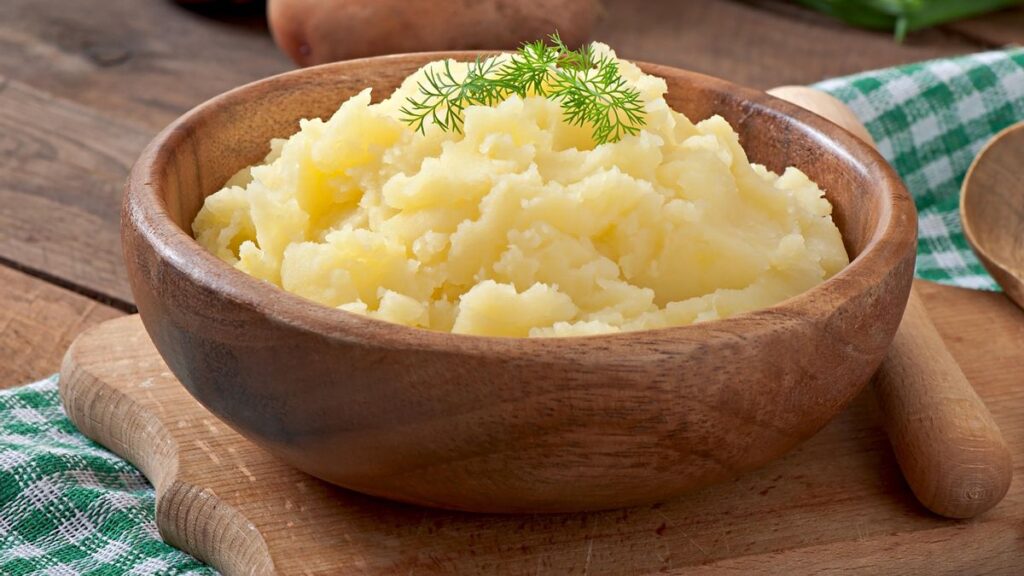 Fresh and flavorful mashed potatoes