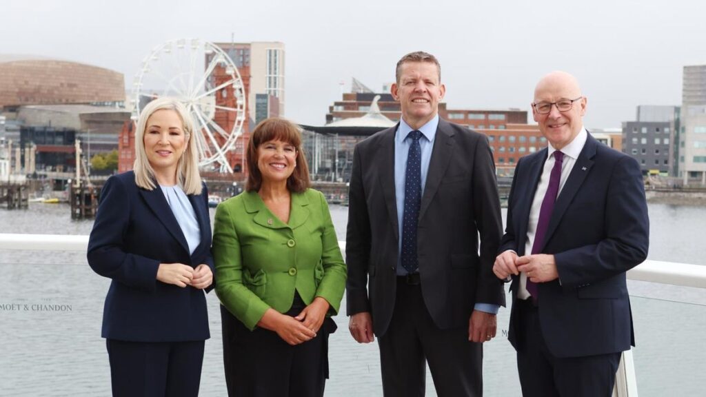 Plaid Cymru, SNP and Sinn Féin leaders meet in Cardiff